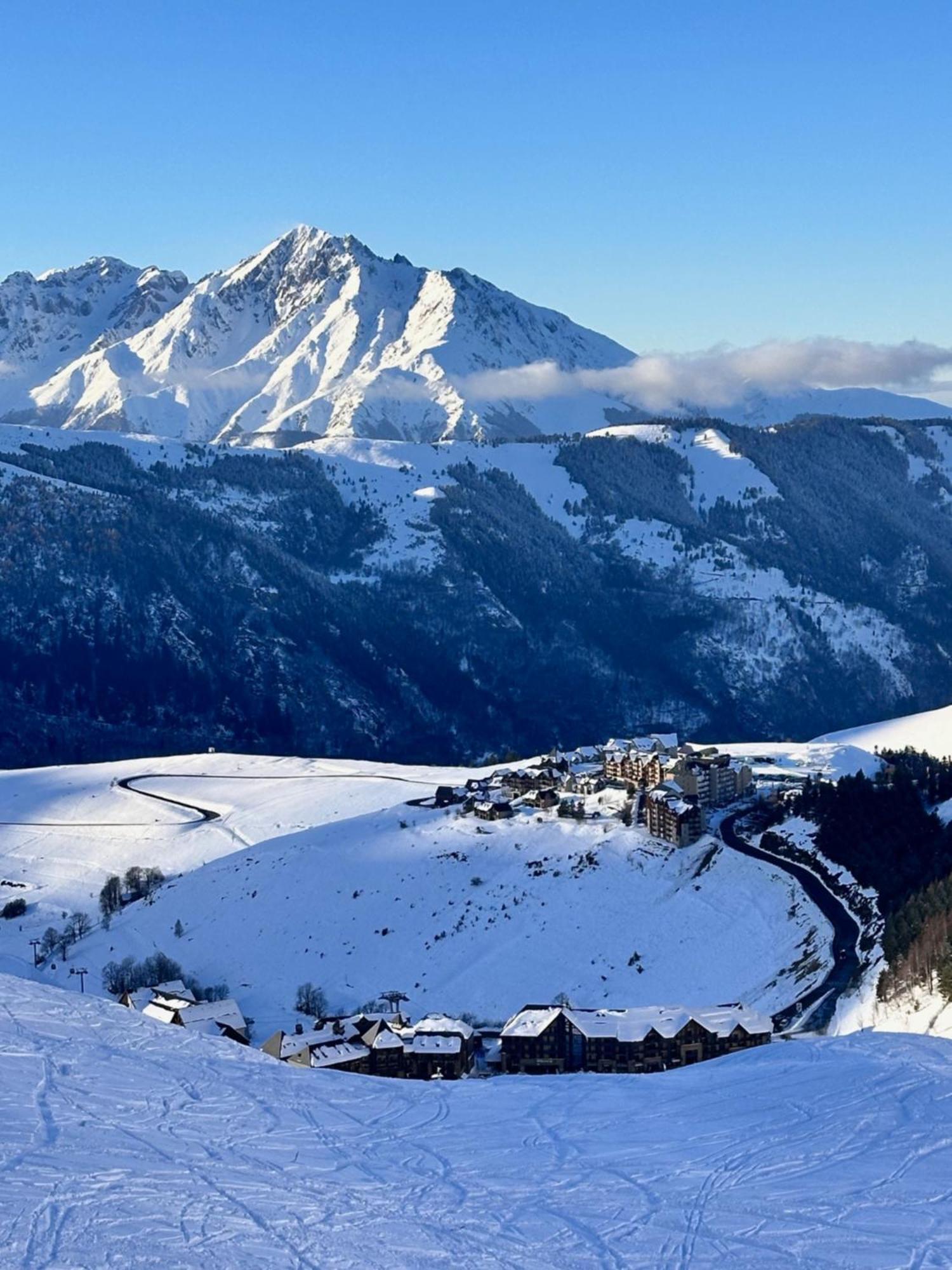 Grand Appartement Peyra'Good Tout Equipe Linge De Lit Et De Toilette Inclus - 8 Couchages - Station Peyragudes - Vue Montagne - 2 Balcons-Terrasses Germ Bagian luar foto